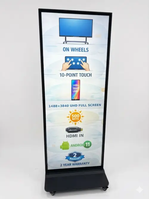 69"UHD Full-Screen Touch Digital Signage